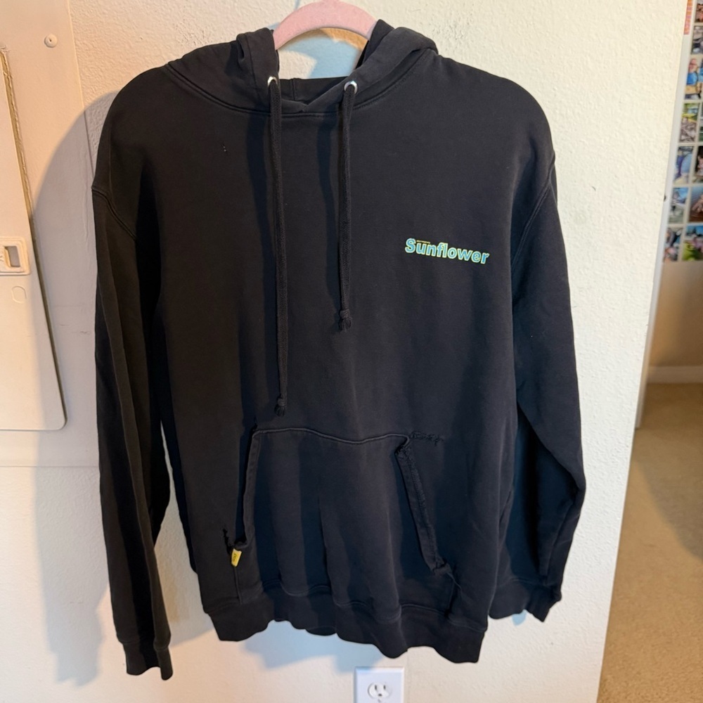 Golf Wang Black Hoodie with Yellow Accent